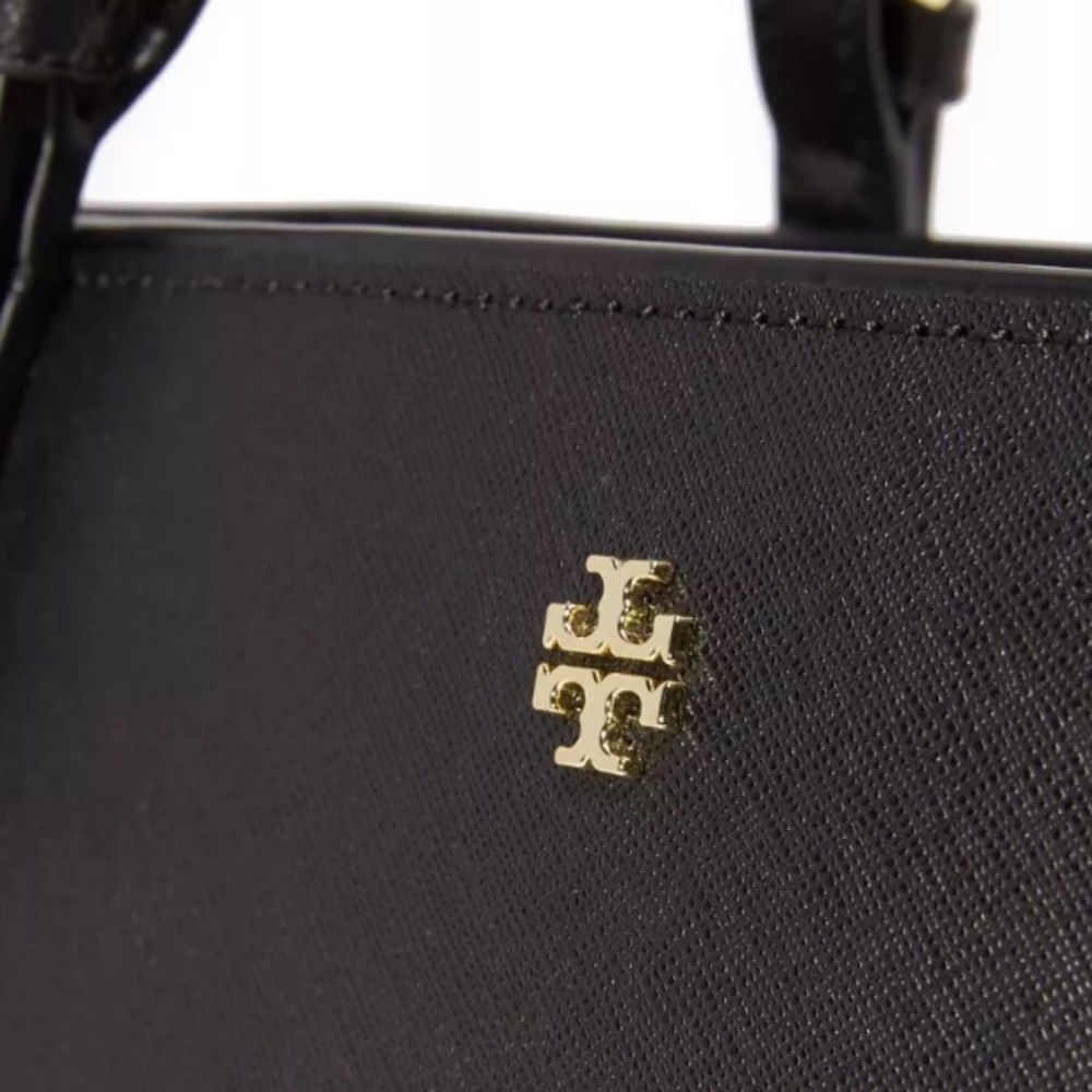 Tory Burch Emerson small buckle black tote NWT - Picture 6 of 7